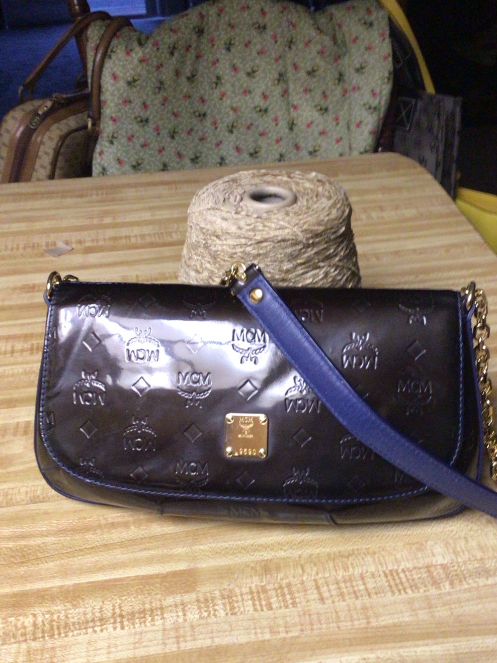 MCM Patent Leather Bag